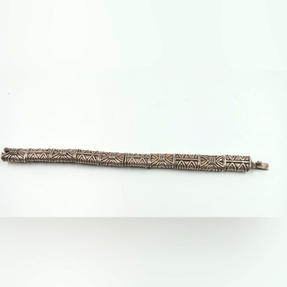 Sterling Silver bracelet, Tribal